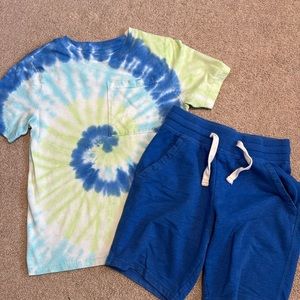 Wonder Nation tie dye summer outfit